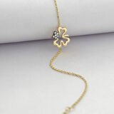 Pırlanta Yonca Bileklik