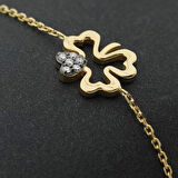 Pırlanta Yonca Bileklik