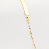 Çocuk Altın Künye Bileklik