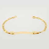 Çocuk Altın Künye Bileklik -Yıldız Figürlü