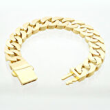 Monaco Chine Altın Gurmet Bileklik-14 Ayar