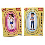 1113-1114  CC, Ahşap Memo Nine-Dede-Torun Yapboz