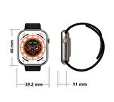 Global Watch 9 Pro WNE0390 Krem Akıllı Saat