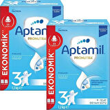 Aptamil 3 Pronutra Devam Sütü 900 gr 2 Adet