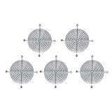 PLASTİM 120X120 Mm Aksiyel Fan Metal Koruma Teli