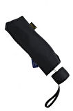 Mini Cep Boy Siyah Unisex Şemsiye Fiber 7 Tel 17 cm