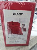 Clasy Çizgili Pamuk Saten Tek Kişilik Nevresim Takımı