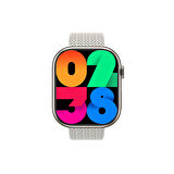 Global 2023 Watch HK9 Pro Plus Amoled Ekran Android İos HarmonyOs Uyumlu Akıllı Saat Gri WNE0894