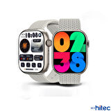 Global 2023 Watch HK9 Pro Plus Amoled Ekran Android İos HarmonyOs Uyumlu Akıllı Saat Gri WNE0894