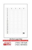 A1-2095 500 A4 Sayfa Lazer Etiket 30 x 12 mm A4 Sayfada 95 Etiket