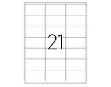 A1-2133 100 A4 Sayfa Lazer Etiket 70 x 25 mm 1 A4 Sayfada 33 Etiket