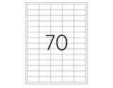A1-2270 100 A4 Sayfa Lazer Etiket  40 x 20 mm 1 A4 Sayfada 70 Etiket