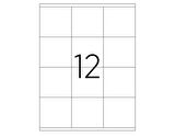 A1 Etiket Tw-2312 Ebat 70 x 70 mm Lazer Etiket  1 A4 Sayfada 12 Etiket