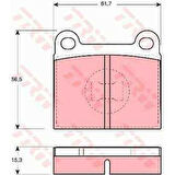 Vw Fren Balatası Ön - Fren Balatası Ön - Trw Gdb648