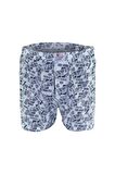 Erkek 10'lu Paket Karışık Desenli Düğmeli Boxer 