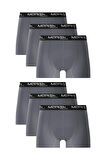 Erkek 6'lı Premium Likralı Boxer ( KUTULU ÜRÜN ) 