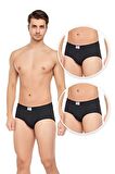Erkek 3'lü Penye Slip Külot