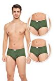 Erkek 3'lü Penye Slip Külot
