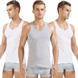 3'lü Paket Erkek Atlet %100 Pamuklu Özel Hijyenik Ambalajında Hijyenik Paketleme