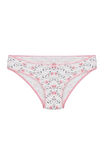 Kadın 6'lı Bikini Külot Karışık Renkli ve Çiçek Desenli  Ambalajında Özel Paket