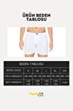 Erkek Penye Kumaş Uzun Paçalı Likralı Külot 3'lÜ Paket