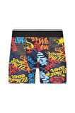 Erkek 3'lü Boxer 1. Sınıf Kumaş Premium Paket Özel Dizayn. Düz Likralı Boxer Şort Çeyizlik Hediyelik 