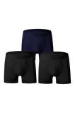 Erkek 3'lü Boxer 1. Sınıf Kumaş Premium Paket Özel Dizayn. Düz Likralı Boxer Şort Çeyizlik Hediyelik 