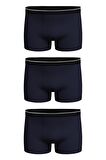 Erkek 3 Adet Likralı Slim Fit İnce Kumaş Günlük Kullanıma Uygun Özel Paketinde Ekonomik Boxer