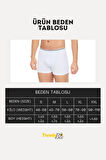 Erkek 6 Adet Likralı Slim Fit İnce Kumaş Günlük Kullanıma Uygun Özel Kutusunda Ekonomik Boxer