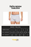 Erkek 6 Adet Likralı Slim Fit İnce Kumaş Günlük Kullanıma Uygun Özel Kutusunda Ekonomik Boxer