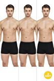 Erkek 3'lü Likralı Slim Fit İnce Kumaş Özel Paketinde Ekonomik Boxer