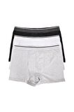 Erkek 3'lü Likralı Slim Fit İnce Kumaş Özel Paketinde Ekonomik Boxer