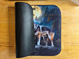 SGE TEKNOLOJİ 55X45 CM İKİ KURT KAYDIRMAZ TABAN SPEED YÜZEY OYUNCU MOUSE PAD GAMİNG PAD