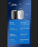 RGB SİYAH 180 ML USB ULTRASONİK OFİS ODA VE ARABA HAVA NEMLENDİRİCİ BUHAR MAKİNESİ AROMA DİFİZÖRÜ