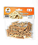 Lino Ahşap Mandal 25Mm 30Lu - 3 paket