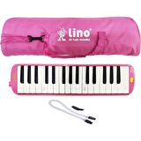 Lino 32K Bez Çantalı Melodika Pembe