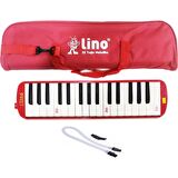 Lino 32K Bez Çantalı Melodika Kırmızı