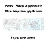 Lino Yapışkanlı Boyama Rulosu Kağıdı 86x20 cm Farm