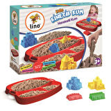 Lino Kinetik Kum Seti - Kalem Temalı (350gr Kum + Tepsi + 4 Kalıp)
