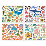 Lino Tekrar Kullanılabilen Sticker Pad Okyanus Canlıları (LS-601)