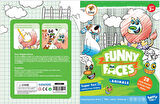 Lino Funny Faces Stickerli Boyama Kitabı - Hayvanlar