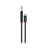 3.5 mm Jack AUX to Type-C Ses Kablosu Siyah