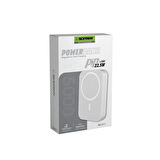5.000 mAh Magsafe  P.Bank  Type-C + USB Giriş-Çıkış  Hızlı Şarj