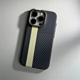 ŞOK FİYAT!! Iphone 16 ProMax Uyumlu Karbon Fiber MagSafe Özellikli Kılıf