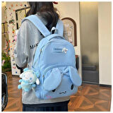 Sanrio Kuromi Cinnamoroll My Melody Hello Kitty Peluş Ayıcıklı Okul Çantası