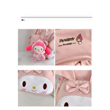 Sanrio Kuromi Cinnamoroll My Melody Hello Kitty Peluş Ayıcıklı Okul Çantası