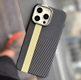 ŞOK FİYAT!! Iphone 16 Plus Uyumlu Karbon Fiber MagSafe Özellikli Kılıf