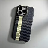 ŞOK FİYAT!! Iphone 16 Plus Uyumlu Karbon Fiber MagSafe Özellikli Kılıf