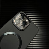 Iphone 15 Plus Uyumlu Lens Koruma Hediyeli Mat MagSafe Özellikli Kılıf