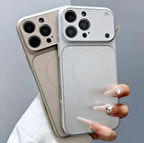  iPhone 15 ProMax Uyumlu MagSafe Özellikli 17 Görünümlü Kamera Korumalı ''AG Glass'' Premium Kılıf